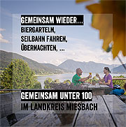 Aktion: Gemeinsam unter 100 im Landkreis Miesbach